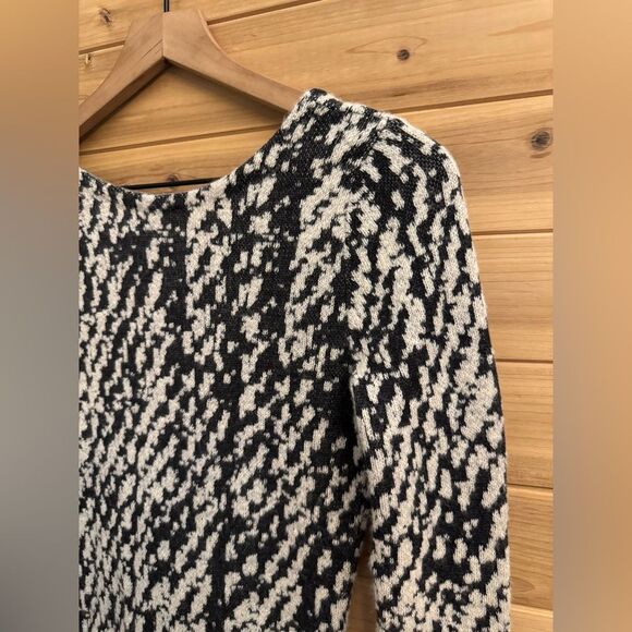 L’ogan Size 2/XSmall Low Back Baby Alpaca Knee Length Long Sleeve Dress - Picture 3 of 14